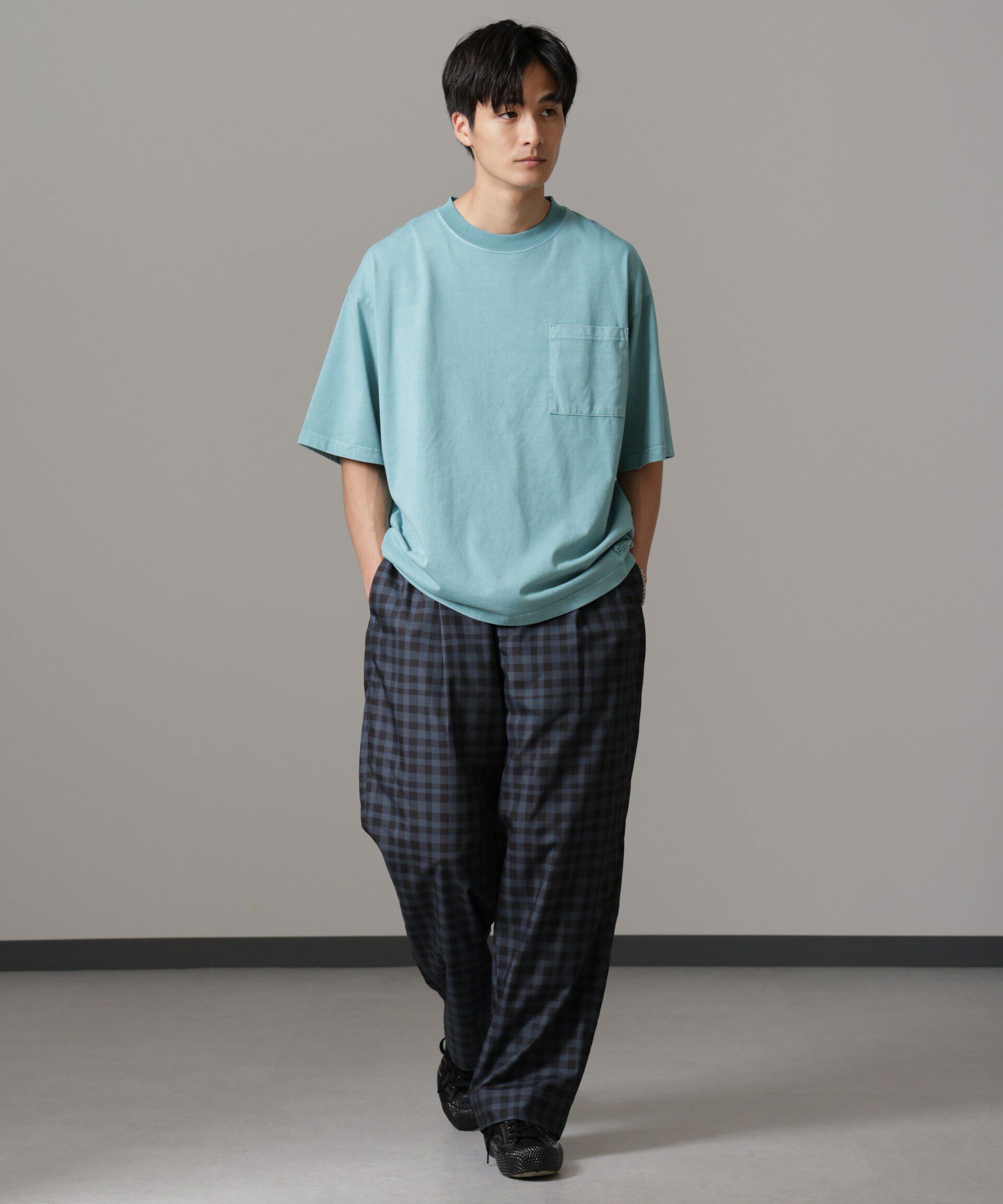 nano･universe「オリジナルパターンイージーパンツ」|チノ|