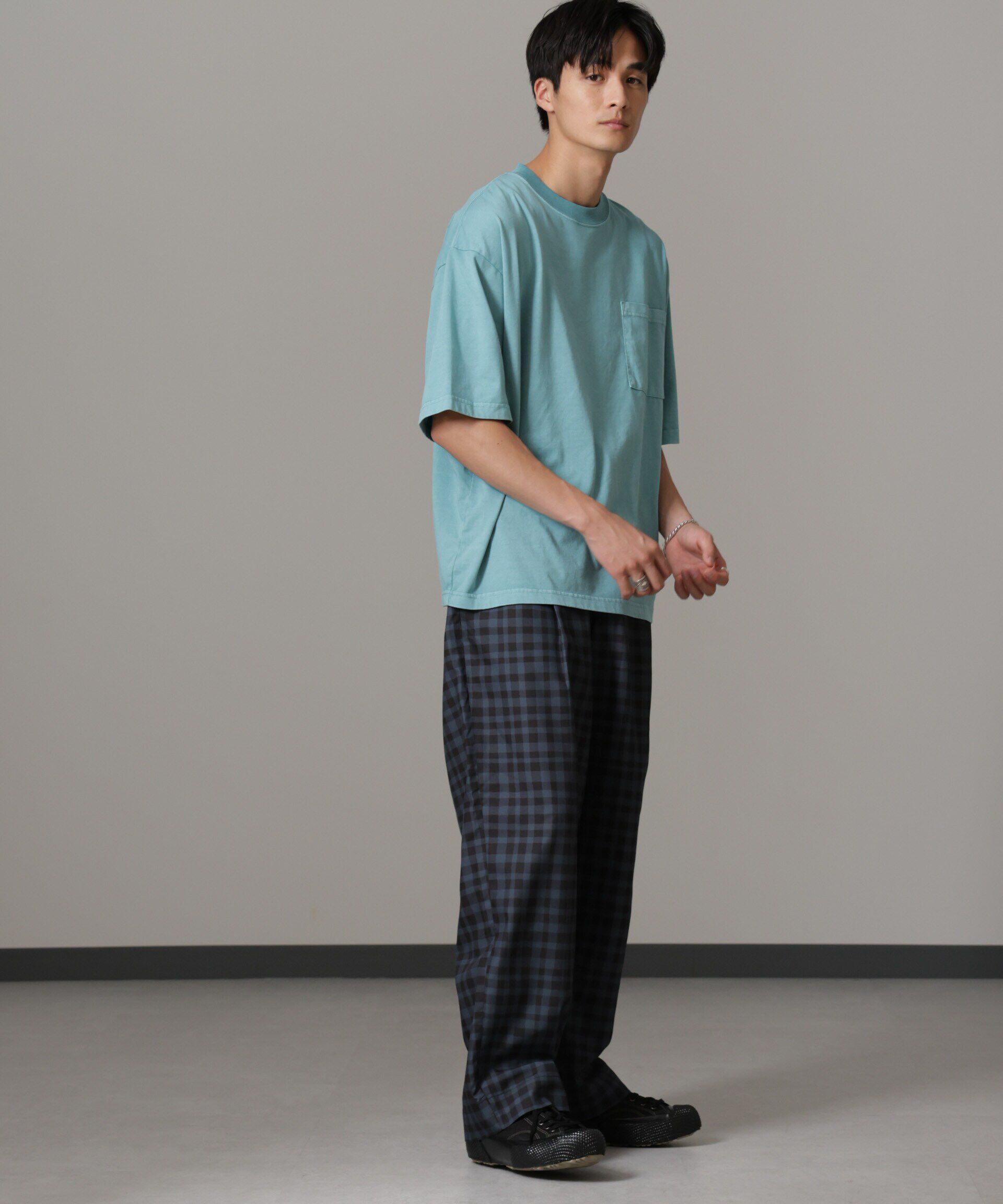 nano･universe「オリジナルパターンイージーパンツ」|チノ|