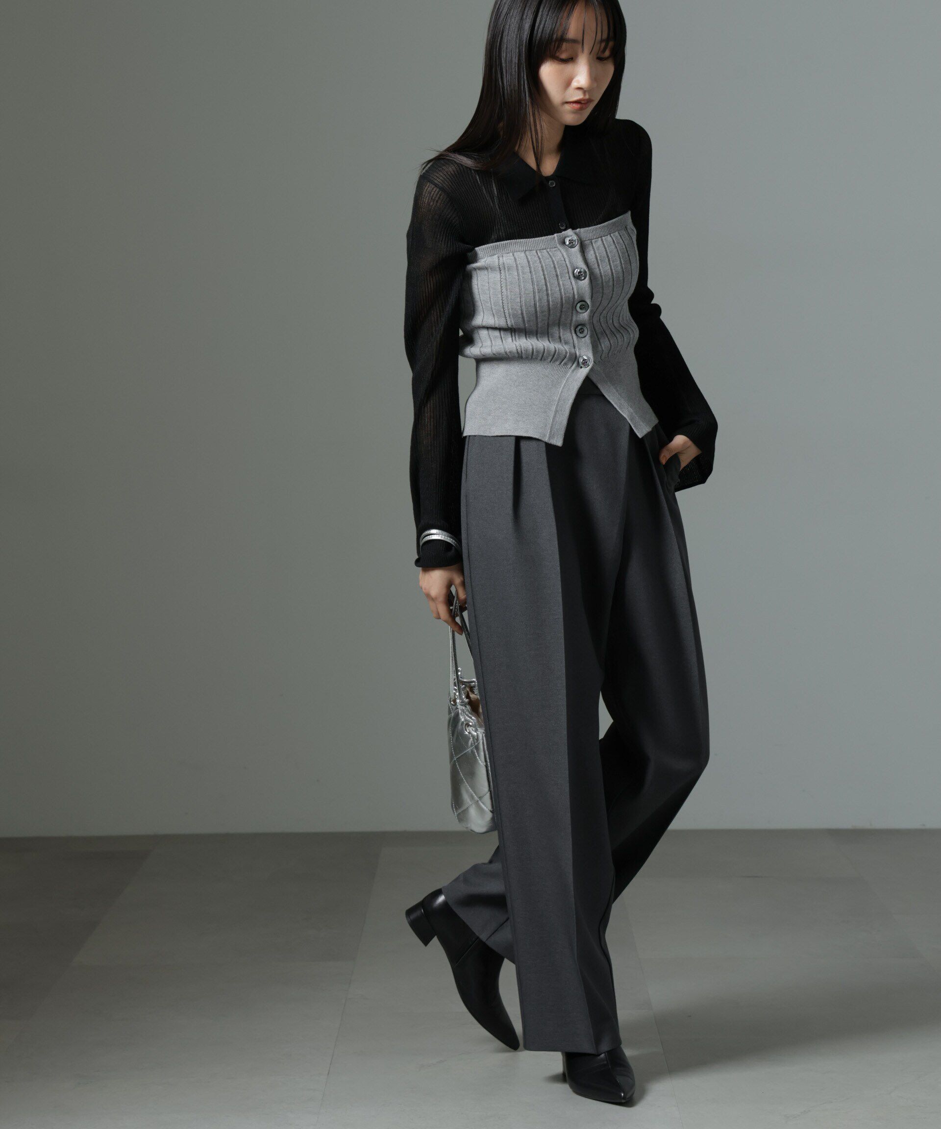 nano･universe「ラップタックパンツ」|チノ|