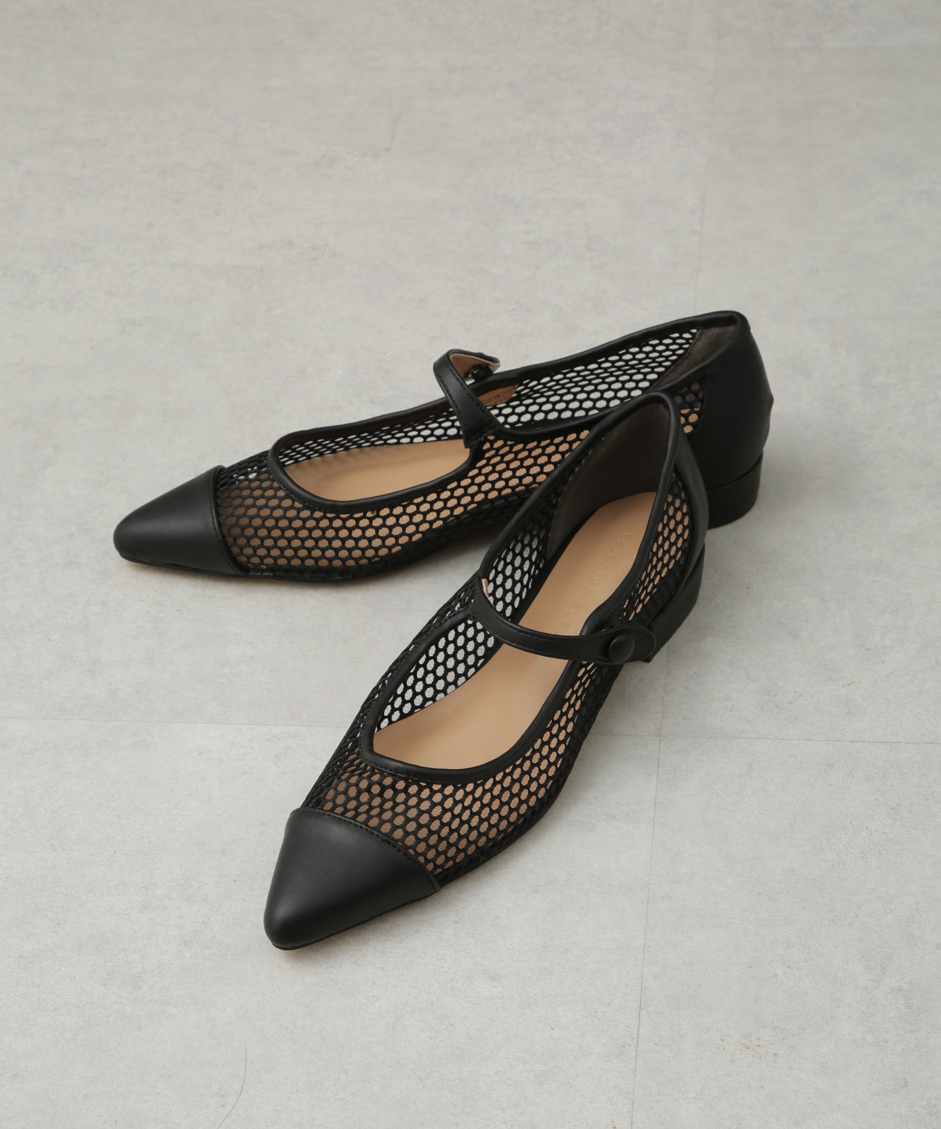 nano･universe「メッシュフラットパンプス」|ビジネス・ドレスシューズ|