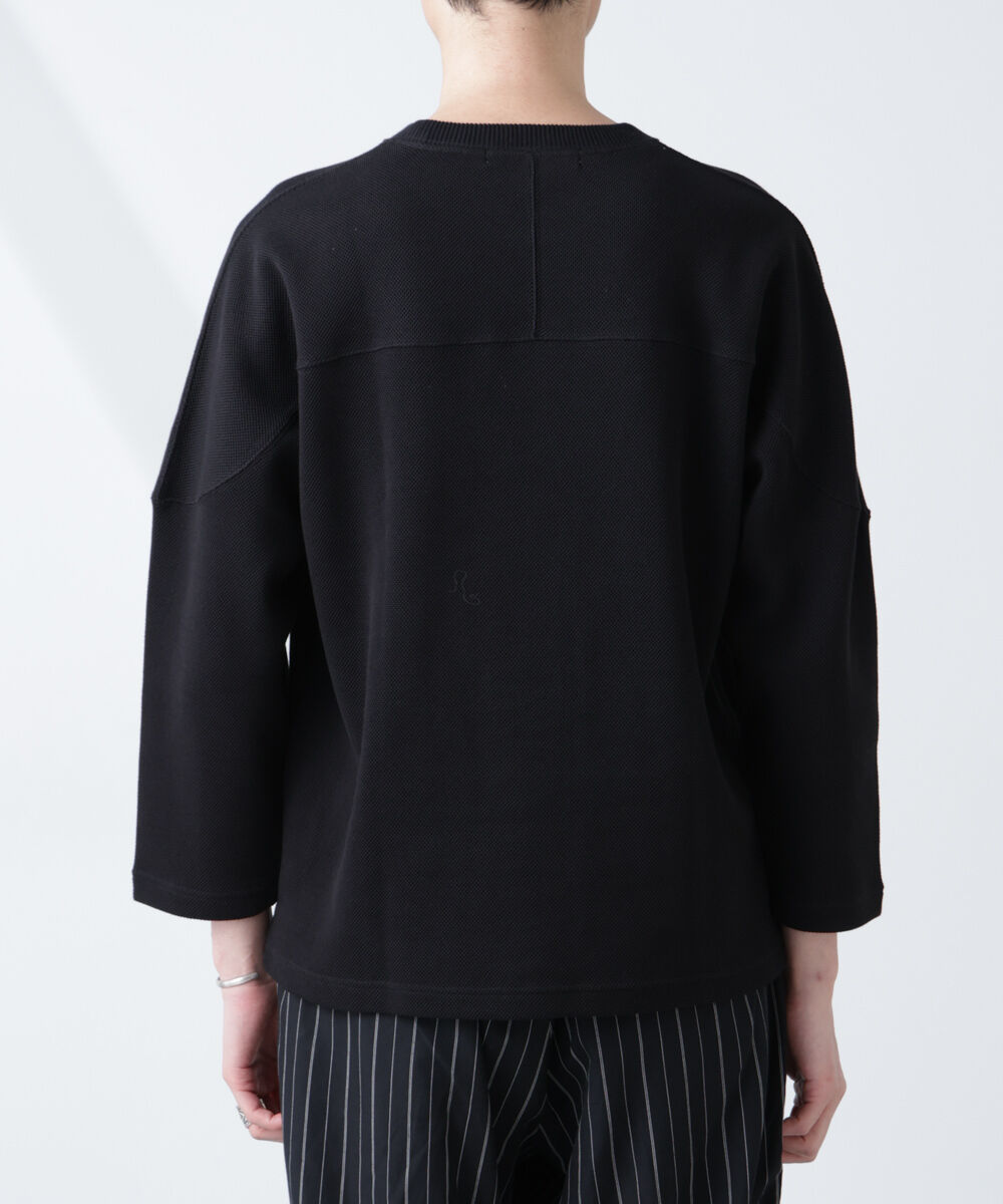 nano･universe「変形ハニカムジャガードフットボールTシャツ」|Tシャツ・カットソー|