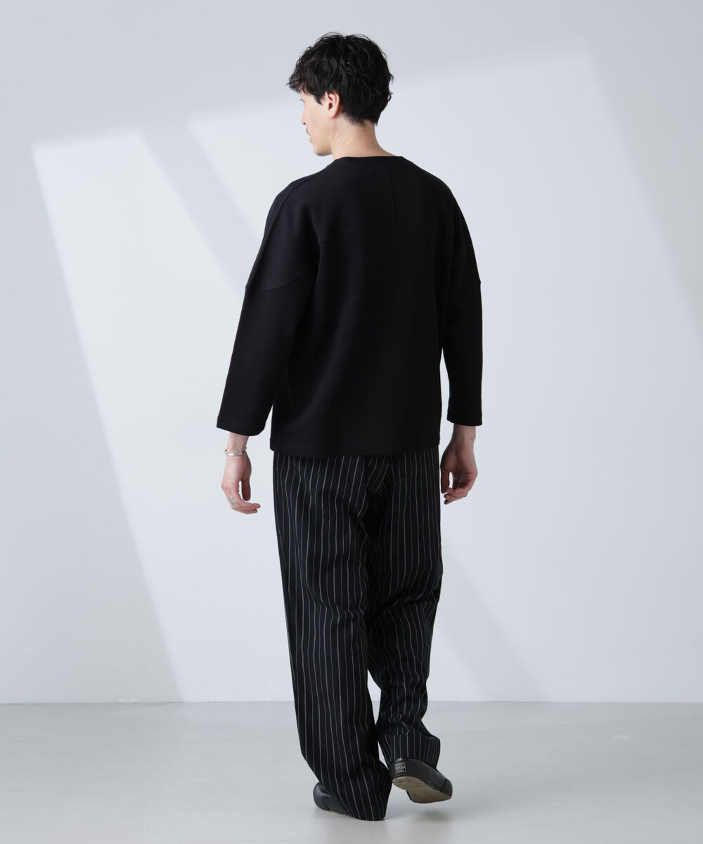 nano･universe「変形ハニカムジャガードフットボールTシャツ」|Tシャツ・カットソー|