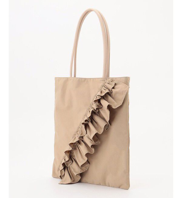 組曲「ラッフルラインフラットトート」|トートバッグ|