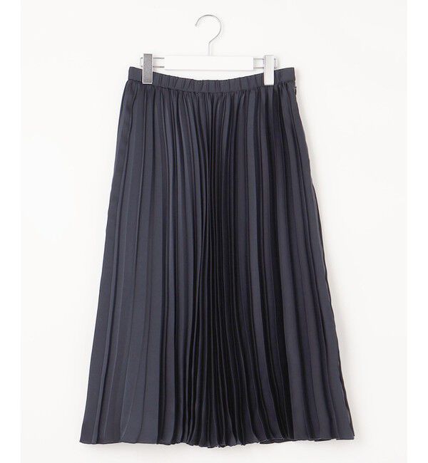 自由区「【WEB限定・洗える】ロイヤルサテンプリーツ スカート」|スカート|