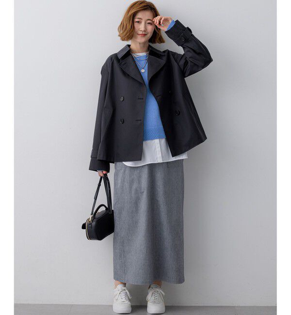 23区「スラブツイルストレッチ Iライン スカート」|スカート|