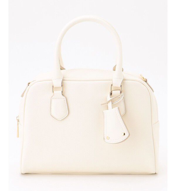 ANY SIS「【2WAY】チャーム付きスクエア ボストンバッグ」|ボストンバッグ|