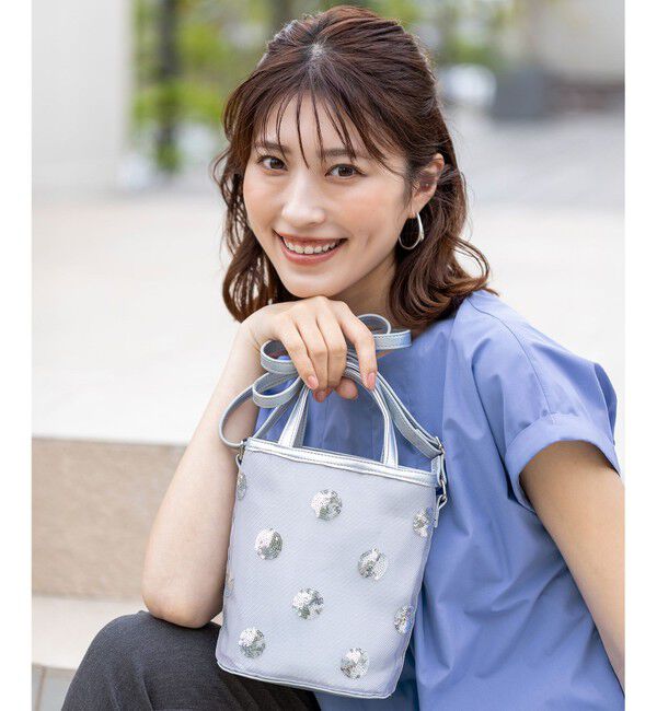 ANY SIS「【2WAY】ドットシアー ショルダーバッグ」|ショルダー・メッセンジャー|