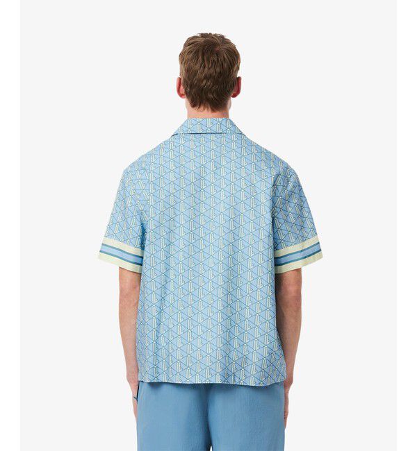 LACOSTE「モノグラムオープンカラーシャツ」|シャツ・ブラウス|