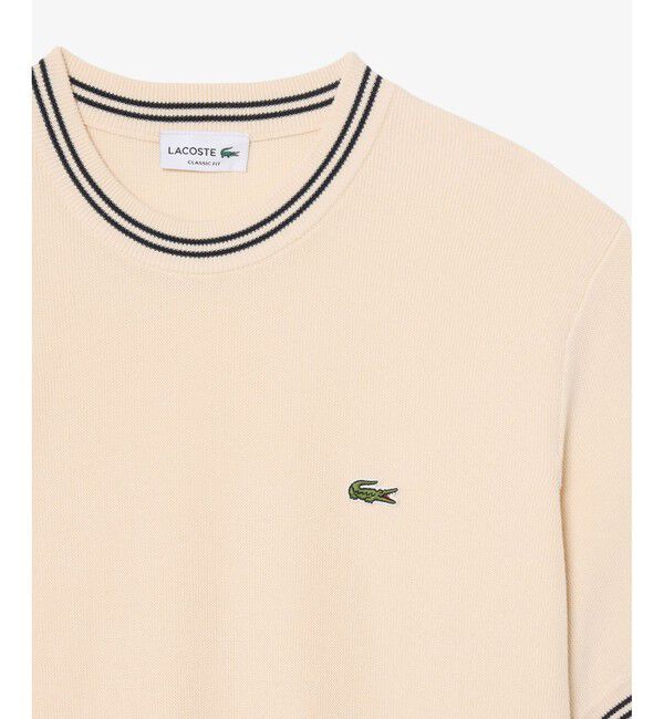 LACOSTE「ハイゲージニットTシャツ」|ニット・セーター|