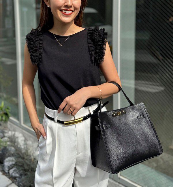 NOLLEY'S「ひねり金具付きワンハンドルバッグ【WEB STAFF守屋☆別注アイテム】」|ショルダー・メッセンジャー|