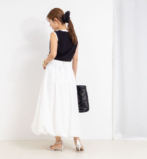 NOLLEY'S sophi「《アンサンブル対応/手洗い可能》綿ポリノースリーブプルオーバーニット」|ニット・セーター|