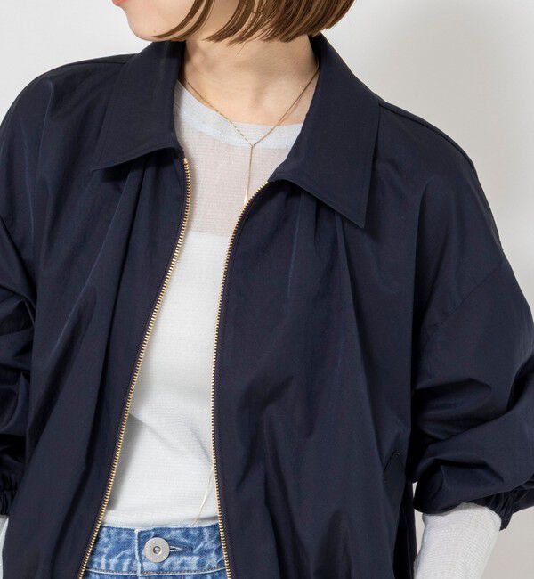 NOLLEY'S sophi「ウォッシャブルツイルライトジップアップブルゾン」|ブルゾン・スタジャン|