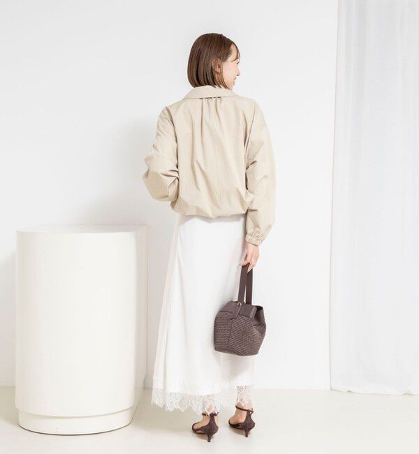 NOLLEY'S sophi「ウォッシャブルツイルライトジップアップブルゾン」|ブルゾン・スタジャン|