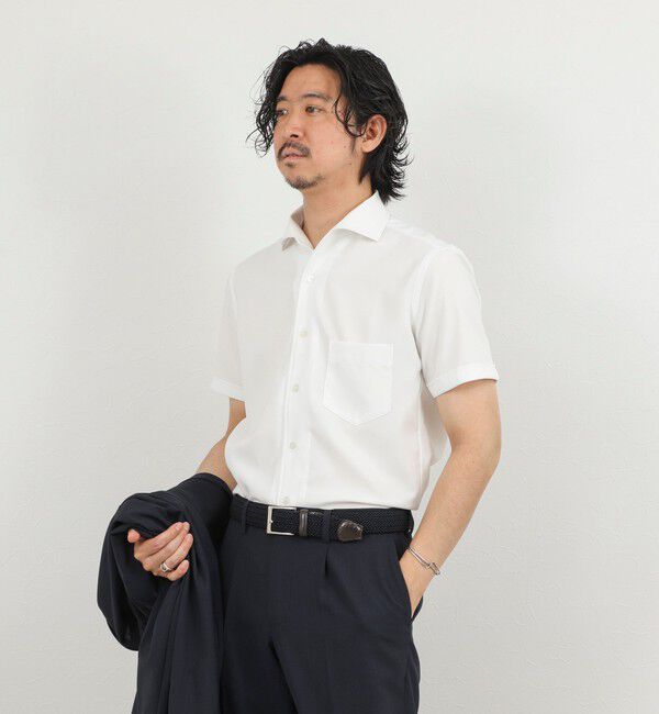 NOLLEY'S goodman「《ビジカジ対応》ノータイシャツ イタリアンカラーSS 26SS」|シャツ・ブラウス|