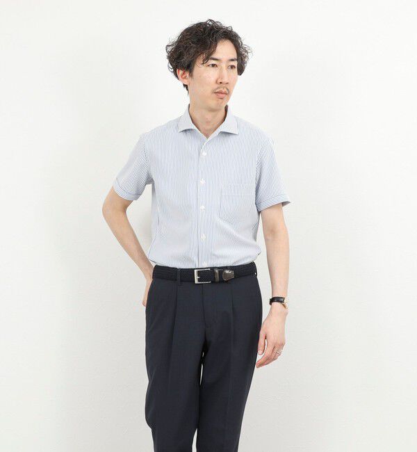 NOLLEY'S goodman「《ビジカジ対応》ノータイシャツ イタリアンカラーSS 26SS」|シャツ・ブラウス|