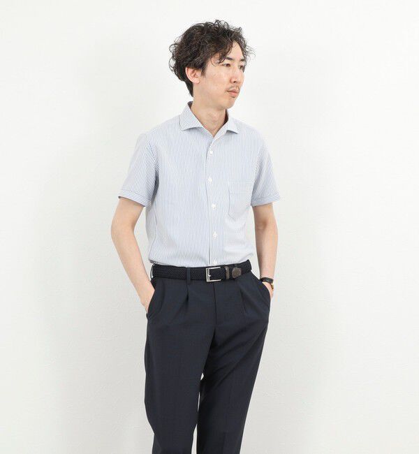 NOLLEY'S goodman「《ビジカジ対応》ノータイシャツ イタリアンカラーSS 26SS」|シャツ・ブラウス|