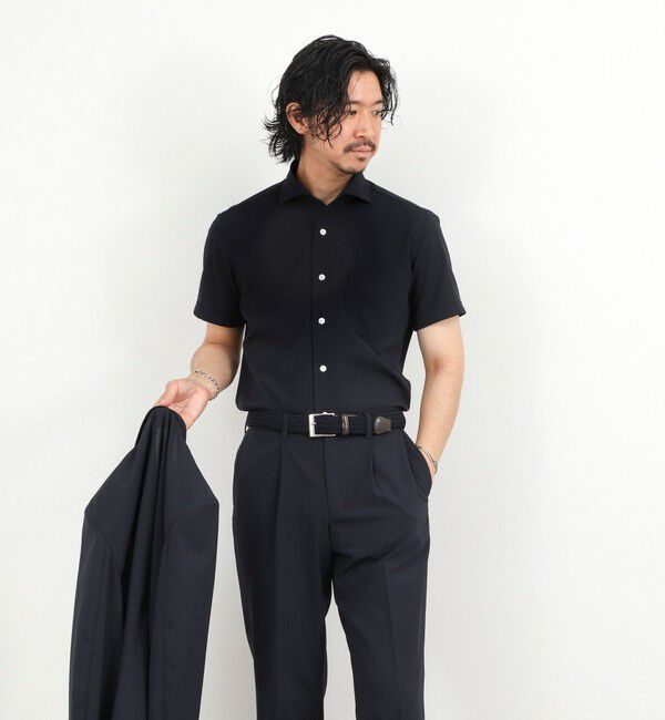 NOLLEY'S goodman「《ビジカジ対応》ノータイシャツ イタリアンカラーSS 26SS」|シャツ・ブラウス|