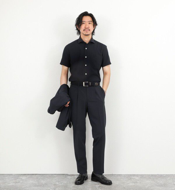 NOLLEY'S goodman「《ビジカジ対応》ノータイシャツ イタリアンカラーSS 26SS」|シャツ・ブラウス|