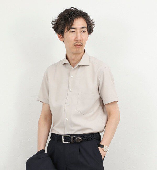 NOLLEY'S goodman「《ビジカジ対応》ノータイシャツ イタリアンカラーSS 26SS」|シャツ・ブラウス|