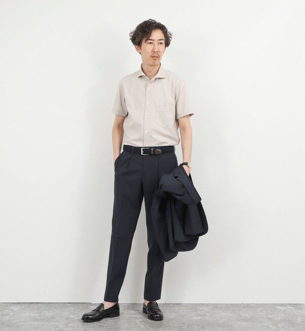 NOLLEY'S goodman「《ビジカジ対応》ノータイシャツ イタリアンカラーSS 26SS」|シャツ・ブラウス|