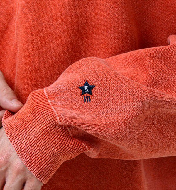 GLOSTER「【BOYエンブレム刺繍】Wフェイス フェードプルオーバーニット」|ニット・セーター|