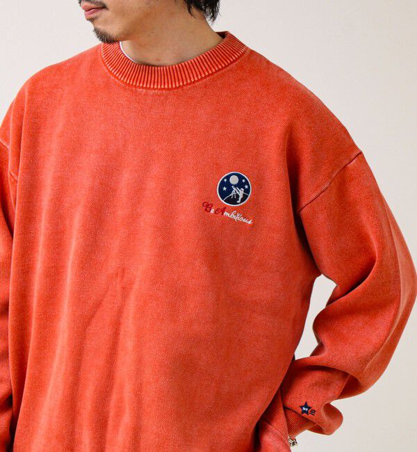 GLOSTER「【BOYエンブレム刺繍】Wフェイス フェードプルオーバーニット」|ニット・セーター|