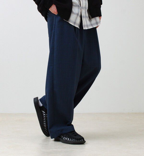 GLOSTER「【セットアップ着用可能】ドライポリワイドパンツ」|チノ|