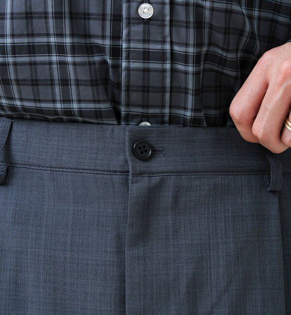 GLOSTER「【セットアップ着用可能】ドライポリワイドパンツ」|チノ|