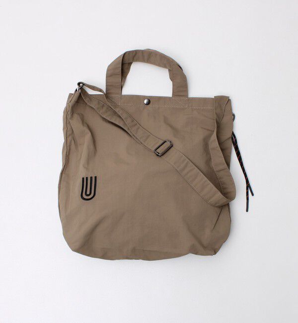 GLOSTER「【UNIVERSAL OVERALL】ウインクルナイロン2WAYショルダー」|ショルダー・メッセンジャー|オリーブ