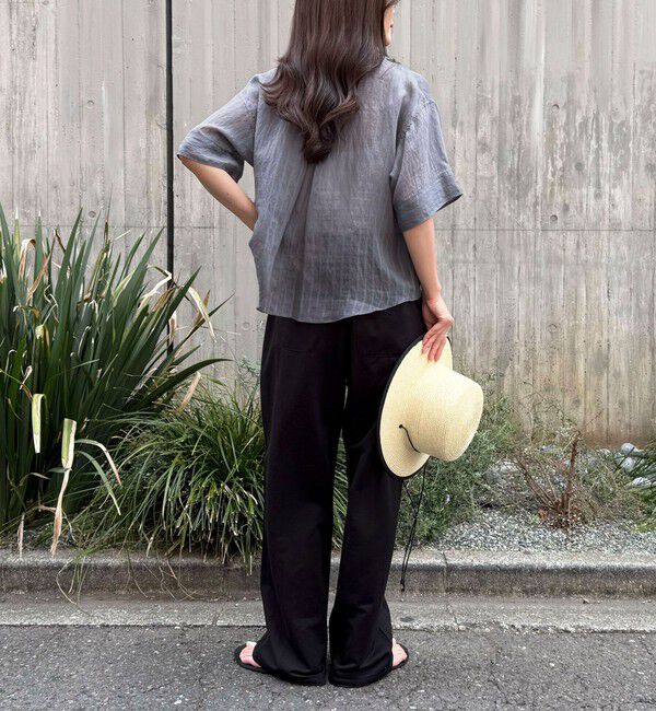 fredy emue「シアーストライプ半袖シャツ」|シャツ・ブラウス|