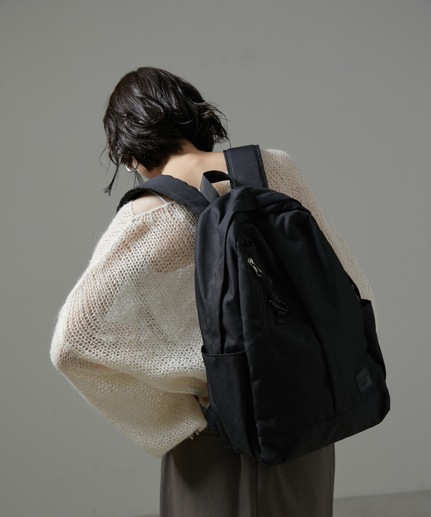 SALON adam et rope'「[新色追加！]【WEB限定】[ショルダーバッグ付き・ユニセックスで使える・軽量]マザーズリュック3」|リュック|ブラック(01)