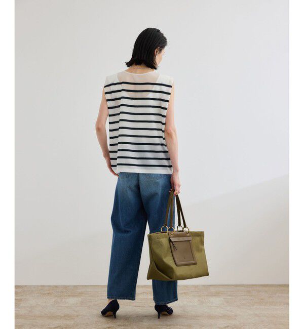 ROPE「【A4対応】チュールメッシュダブルハンドルトートバッグ」|トートバッグ|