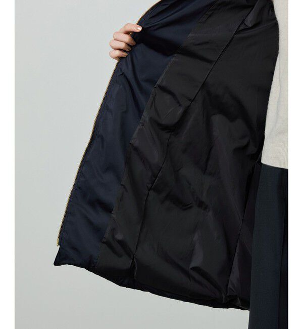 ROPE「サテンロング丈ダウンコート/イージーケア」|ダウン|