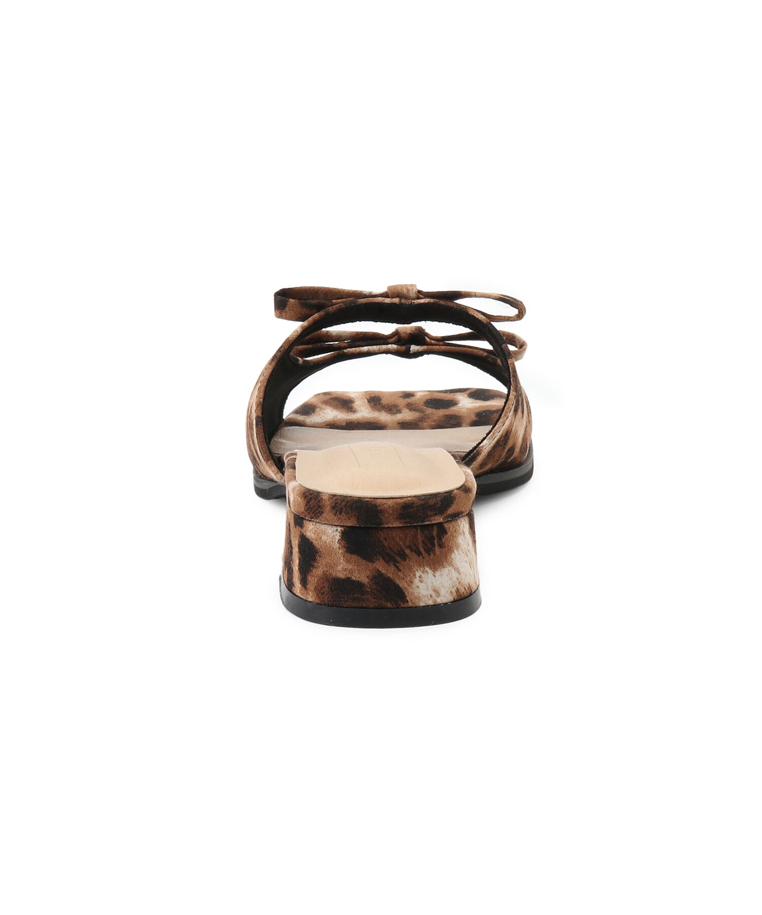 Juze「ダブルサテンリボンサンダル」|サンダル|