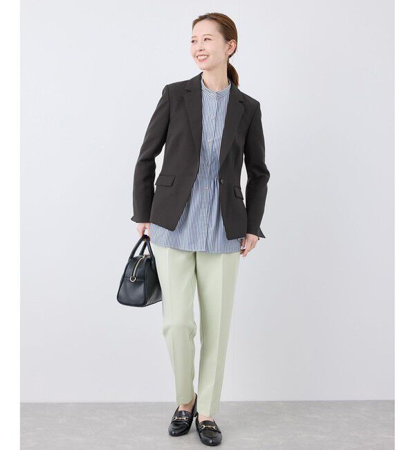 Rope&rsquo;Picnic「360&deg;ウルトラストレッチ テーラードジャケット/ UVカット・花粉ガード・セットアップ対応」|テーラードジャケット|