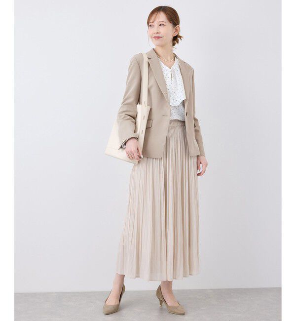 Rope&rsquo;Picnic「360&deg;ウルトラストレッチ テーラードジャケット/ UVカット・花粉ガード・セットアップ対応」|テーラードジャケット|