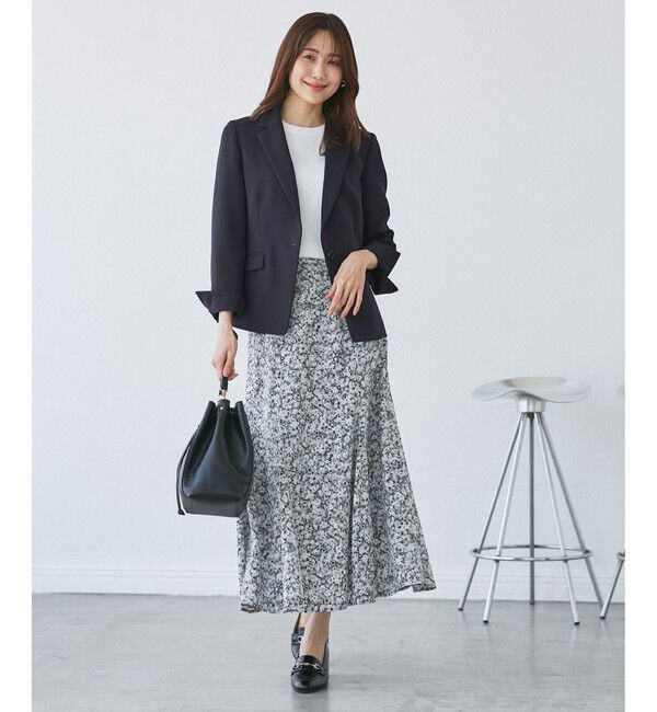 Rope&rsquo;Picnic「360&deg;ウルトラストレッチ テーラードジャケット/ UVカット・花粉ガード・セットアップ対応」|テーラードジャケット|