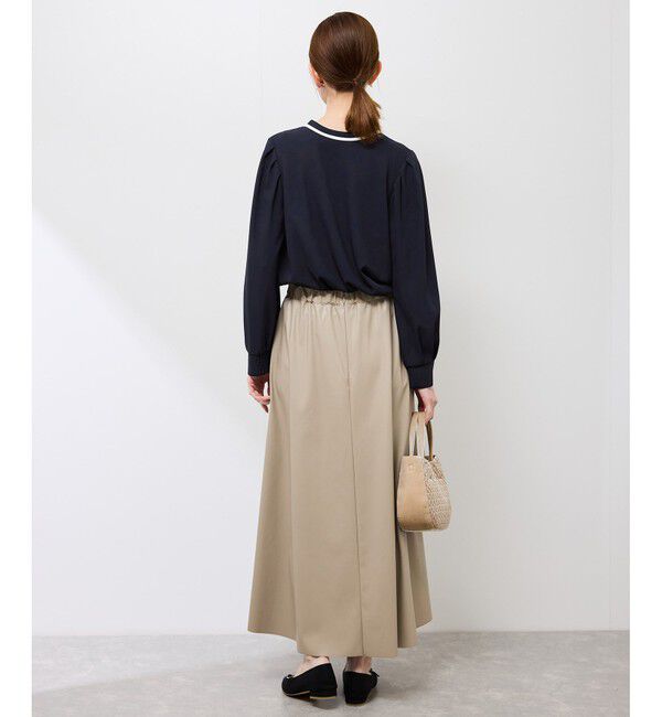 Rope&rsquo;Picnic「【前後2WAY】【WEB限定カラー】配色リボンブラウス/通勤対応」|シャツ・ブラウス|