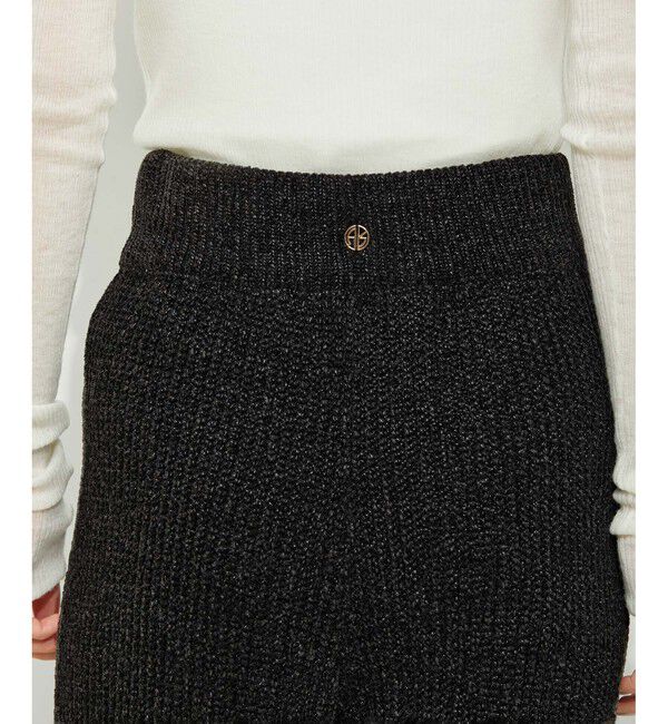 ADAM ET ROPE'「ミックスモールヤーンニットパンツ」|チノ|