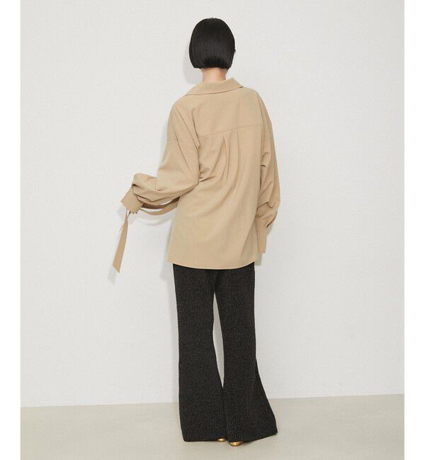 ADAM ET ROPE'「ミックスモールヤーンニットパンツ」|チノ|