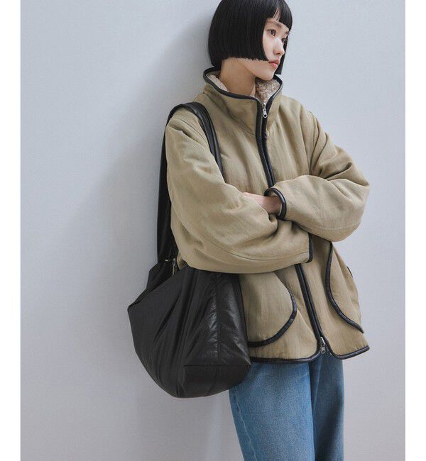 ADAM ET ROPE'「ボックスギャザーワンショルダーバッグ」|ショルダー・メッセンジャー|