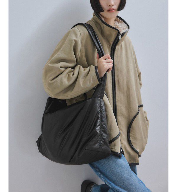 ADAM ET ROPE'「ボックスギャザーワンショルダーバッグ」|ショルダー・メッセンジャー|