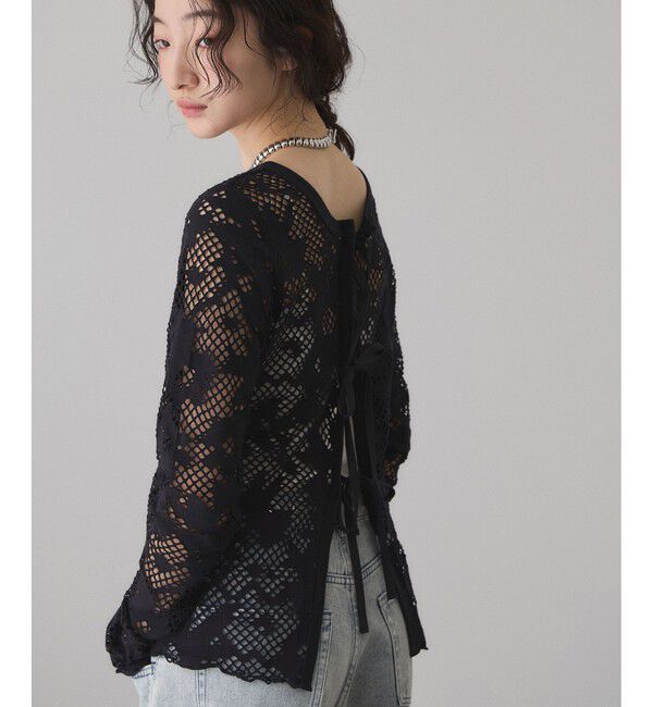 ADAM ET ROPE'「2WAYホールジャガードトップス」|Tシャツ・カットソー|