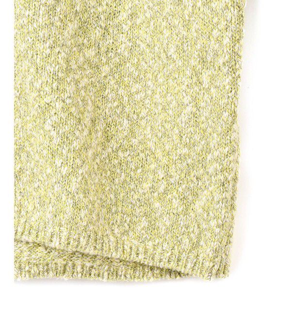 ADAM ET ROPE'「【サステナブル】カラーメランジパフスリーブカーディガン」|カーディガン|