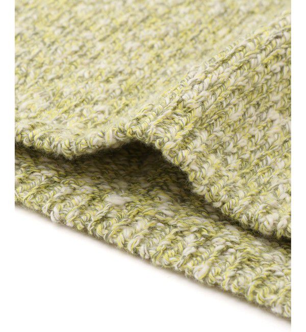 ADAM ET ROPE'「【サステナブル】カラーメランジパフスリーブカーディガン」|カーディガン|