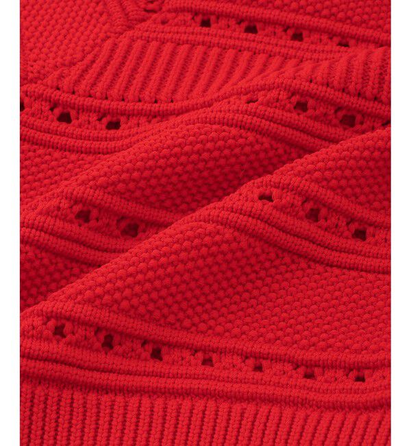 ADAM ET ROPE'「【WEB限定】mixパターンニットカーディガン」|カーディガン|