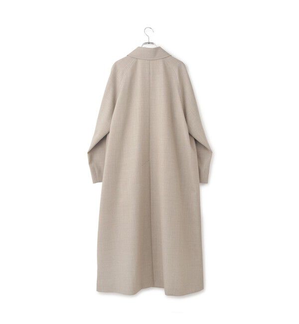 ADAM ET ROPE'「【サステナブル】バルマカーンマキシコート」|ステンカラーコート|