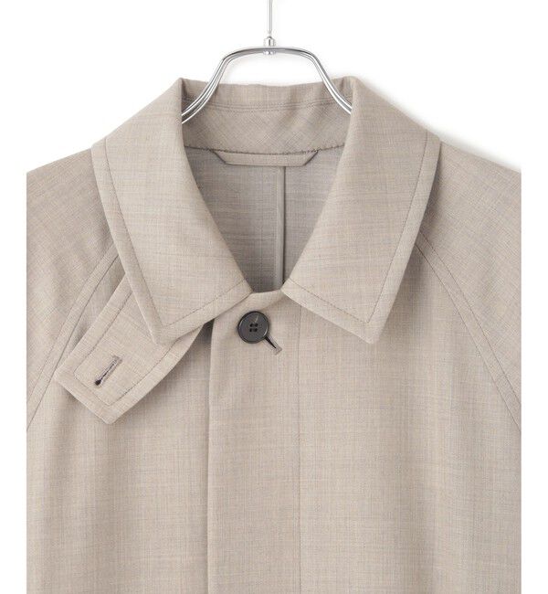 ADAM ET ROPE'「【サステナブル】バルマカーンマキシコート」|ステンカラーコート|