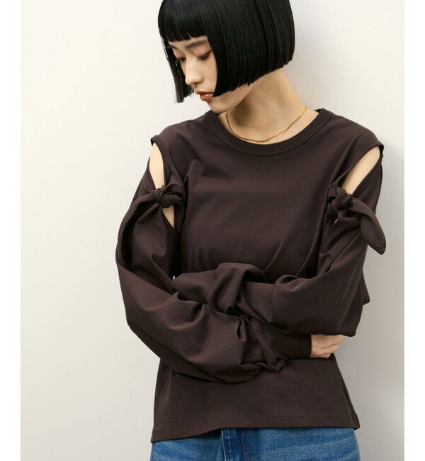 ADAM ET ROPE'「2WAYノットプルオーバー」|Tシャツ・カットソー|