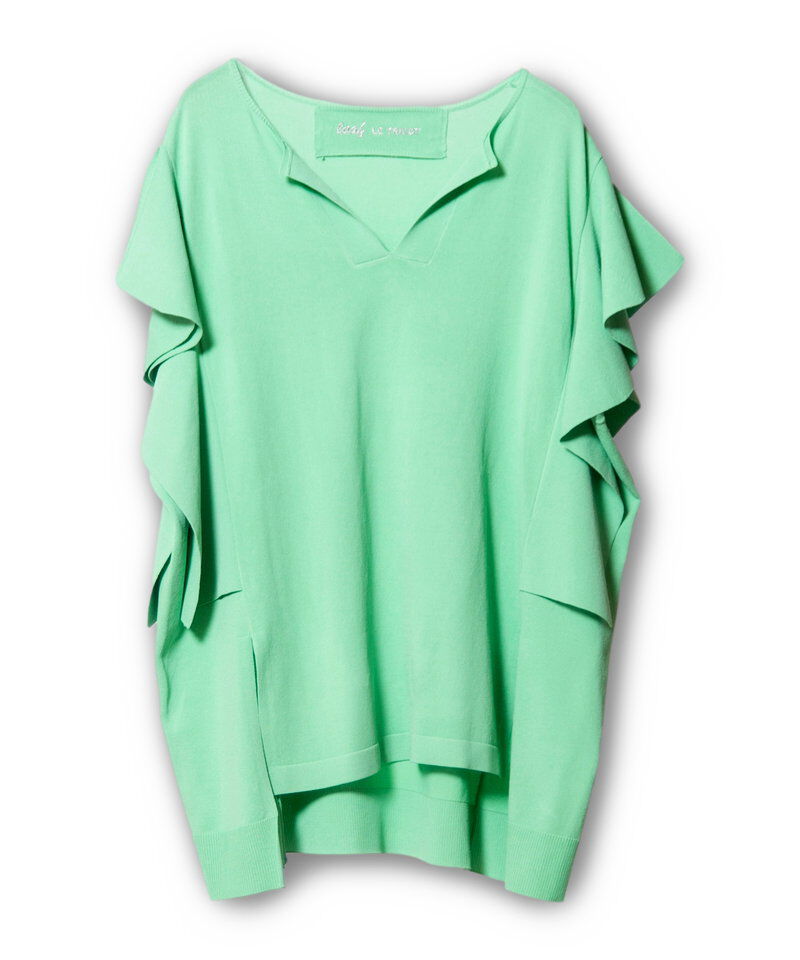  「フレアースリーブスキッパーニットプルオーバー」|シャツ・ブラウス|